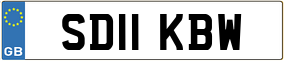 Truck License Plate